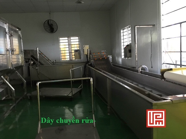 Dây chuyền rửa rau